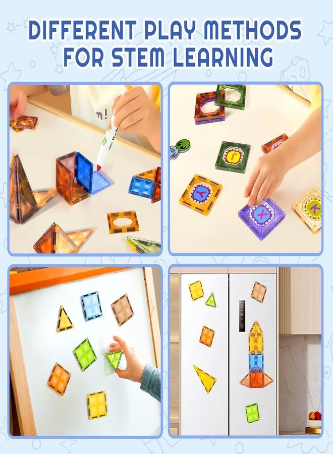 TEC TAVAKKAL Magnetic Tiles Magnetic Building Blocks for Kids 3 4 5 6 7 8 Years, Educational Learning Toys for 2 3 4 5 Year, Magnetic Toys for Kids, Learning Educational Brain Toys - 28Pcs - Image 5